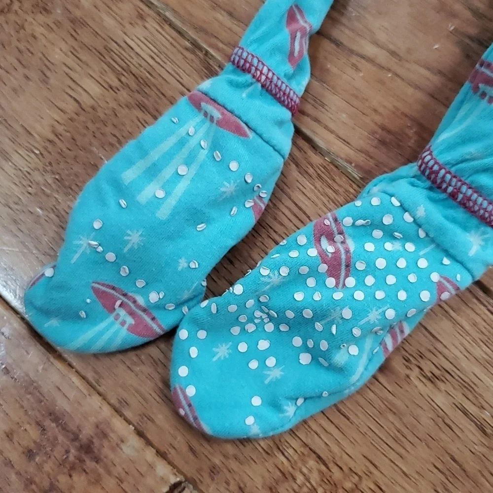 Kickee Pants UFO Aliens Footie